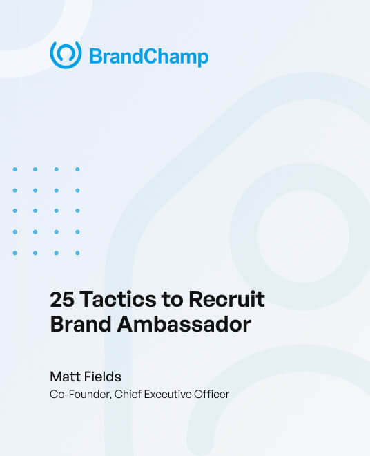 ebook 25 tactics to recruit brand ambassador